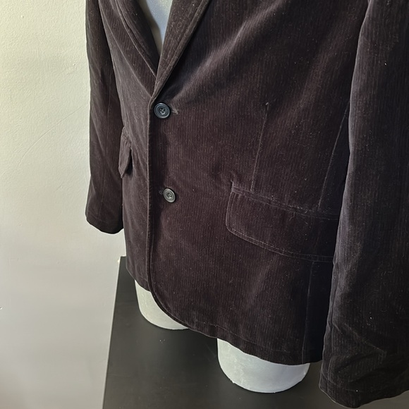 Black Velvet RW&CO Blazer Size Large Pinstriped - Picture 3 of 10